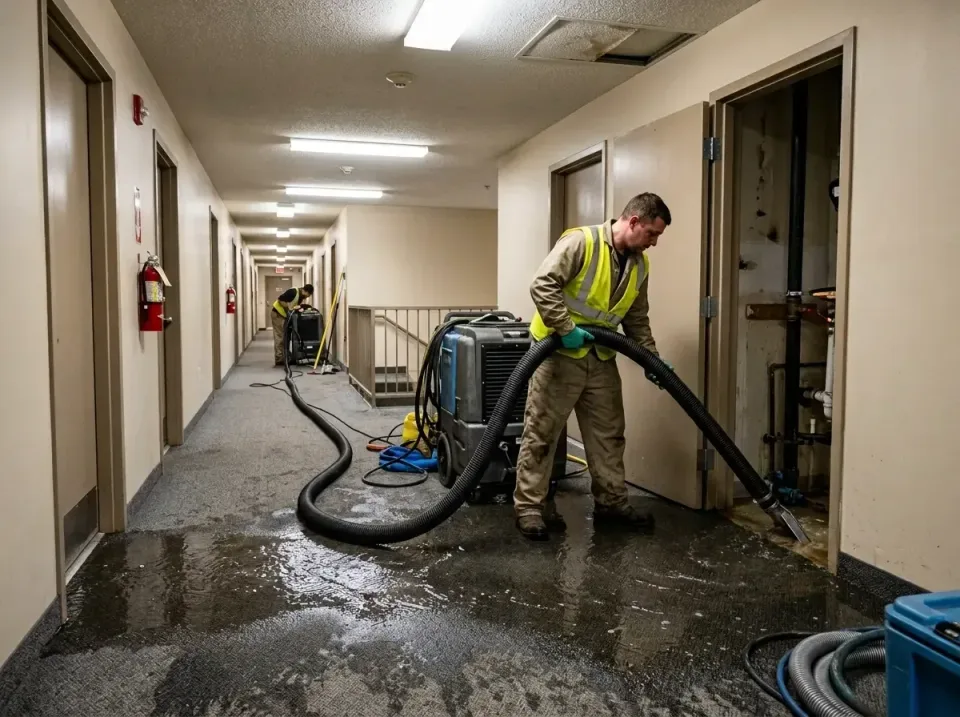 multi-unit-apartment-hallway-f-005 — frequently asked questions, Emergency Burst Pipe Water Extraction & Removal in West Ter…